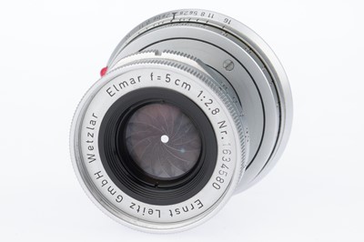 Lot 20 - A Leitz Wetzlar f/2.8 5cm Elmar Collapsible Lens