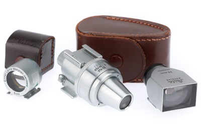 Lot 72 - A Group of Leitz Wetzlar Shoe Mount viewfinders