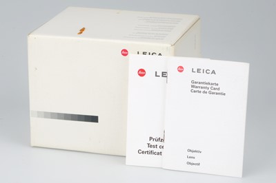 Lot 71 - A Box and Packaging for a Leica Vario-Elmar-R Lens