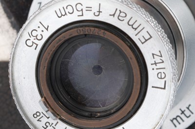 Lot 3 - A Leica II 35mm Rangefinder Camera