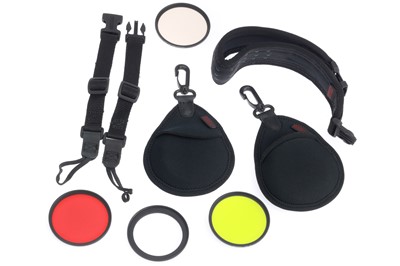 Lot 596 - A Group of Heliopan Filters and Pouches