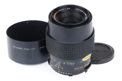 Lot 492 - A Minolta MD Macro Rokkor-X f/3.5 100mm Lens