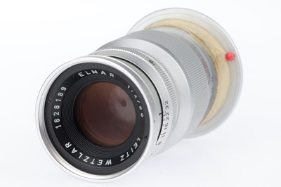 Lot 23 - A Pair of Leitz Wetzlar Elmar f/4 90mm Lenses
