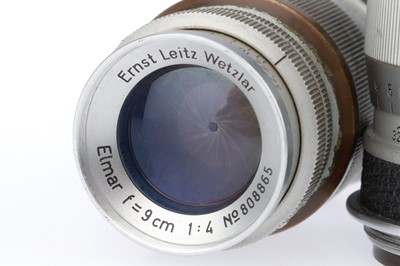 Lot 24 - A Pair of Leitz Wetzlar Elmar f/4 90mm Lenses
