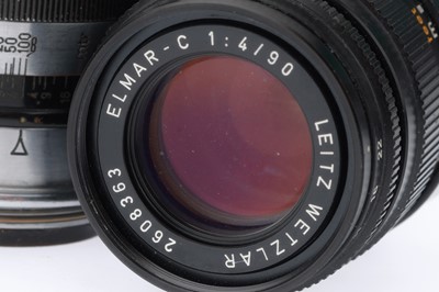 Lot 19 - A Group of Leitz Wetzlar Elmar f/4 90mm Lenses