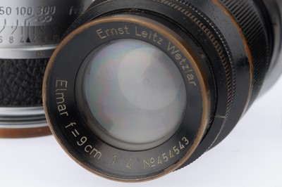 Lot 19 - A Group of Leitz Wetzlar Elmar f/4 90mm Lenses