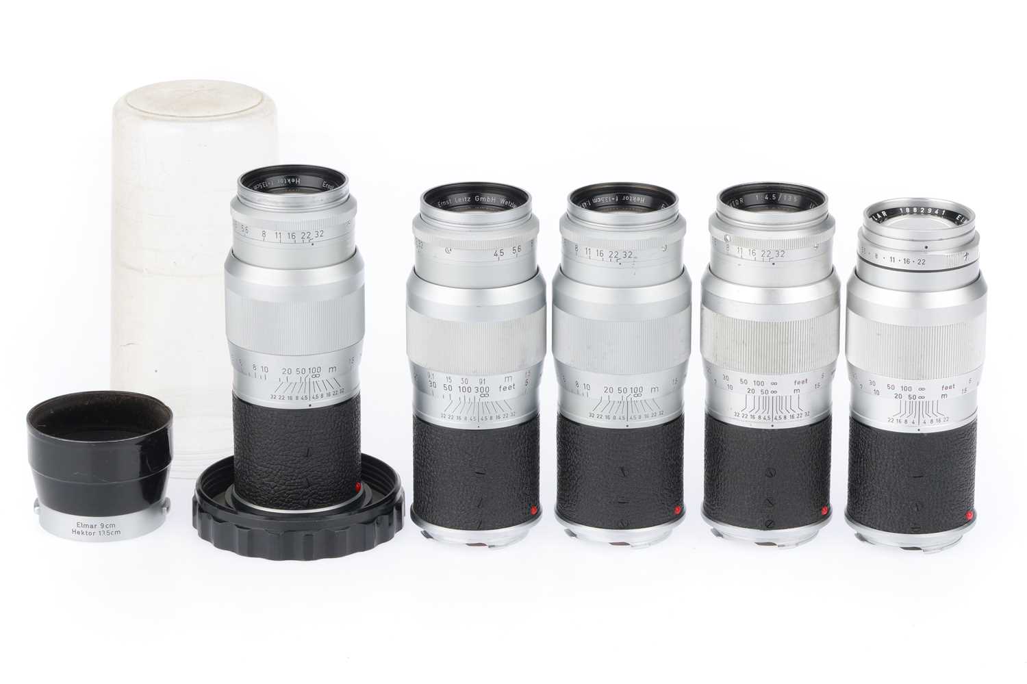 Lot 29 - A Group of Leitz Wetzlar 135mm Lenses