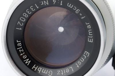 Lot 30 - A Pair of Leitz Wetzlar Elmar f/4 90mm Lenses