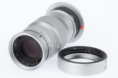 Lot 30 - A Pair of Leitz Wetzlar Elmar f/4 90mm Lenses