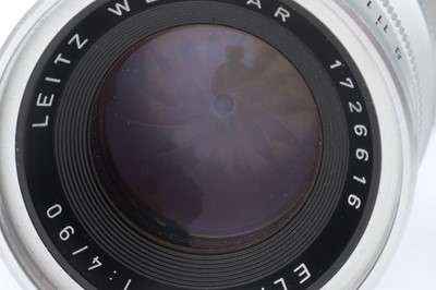Lot 30 - A Pair of Leitz Wetzlar Elmar f/4 90mm Lenses