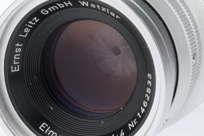 Lot 31 - A Pair of Leitz Wetzlar Elmar f/4 9cm Lenses