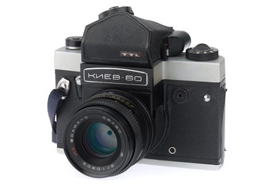 Lot 308 - A ' 6x4.5cm Converted' Kiev 60 Medium Format SLR Camera