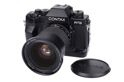 Lot 215 - A Contax RTS III SLR Camera Outfit