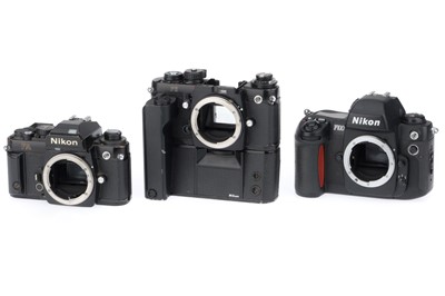 Lot 79 - A Group of Nikon SLR Camera Bodies