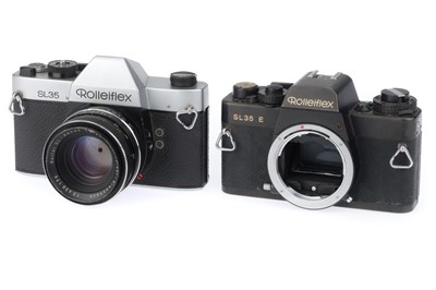 Lot 187 - A Pair of Rolleiflex SLR Cameras