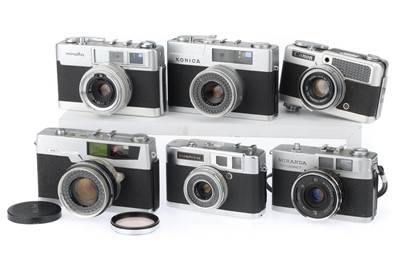 Lot 102 - A Selection of Compact 35mm Cameras