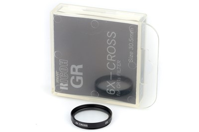 Lot 608 - A Ricoh GR 6X-Cross Filter