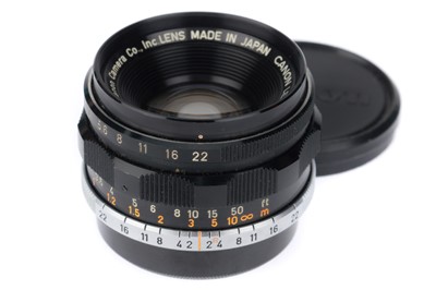 Lot 494 - A Canon f/2 35mm Camera Lens