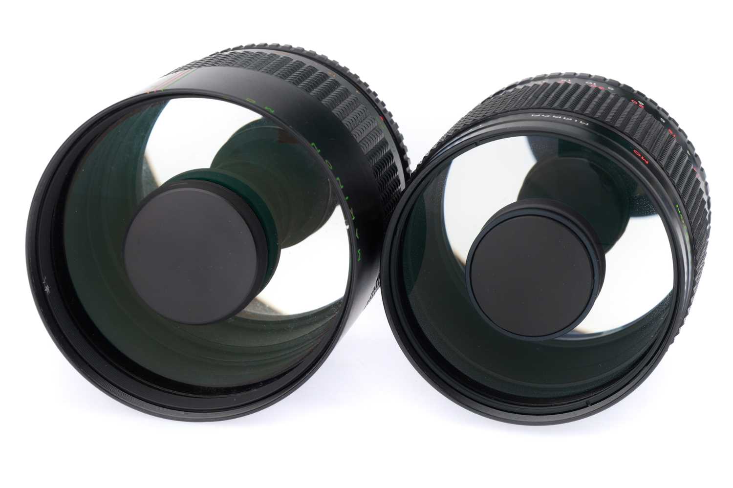 Lot 529 - A Pair of 500mm Reflex Lenses,