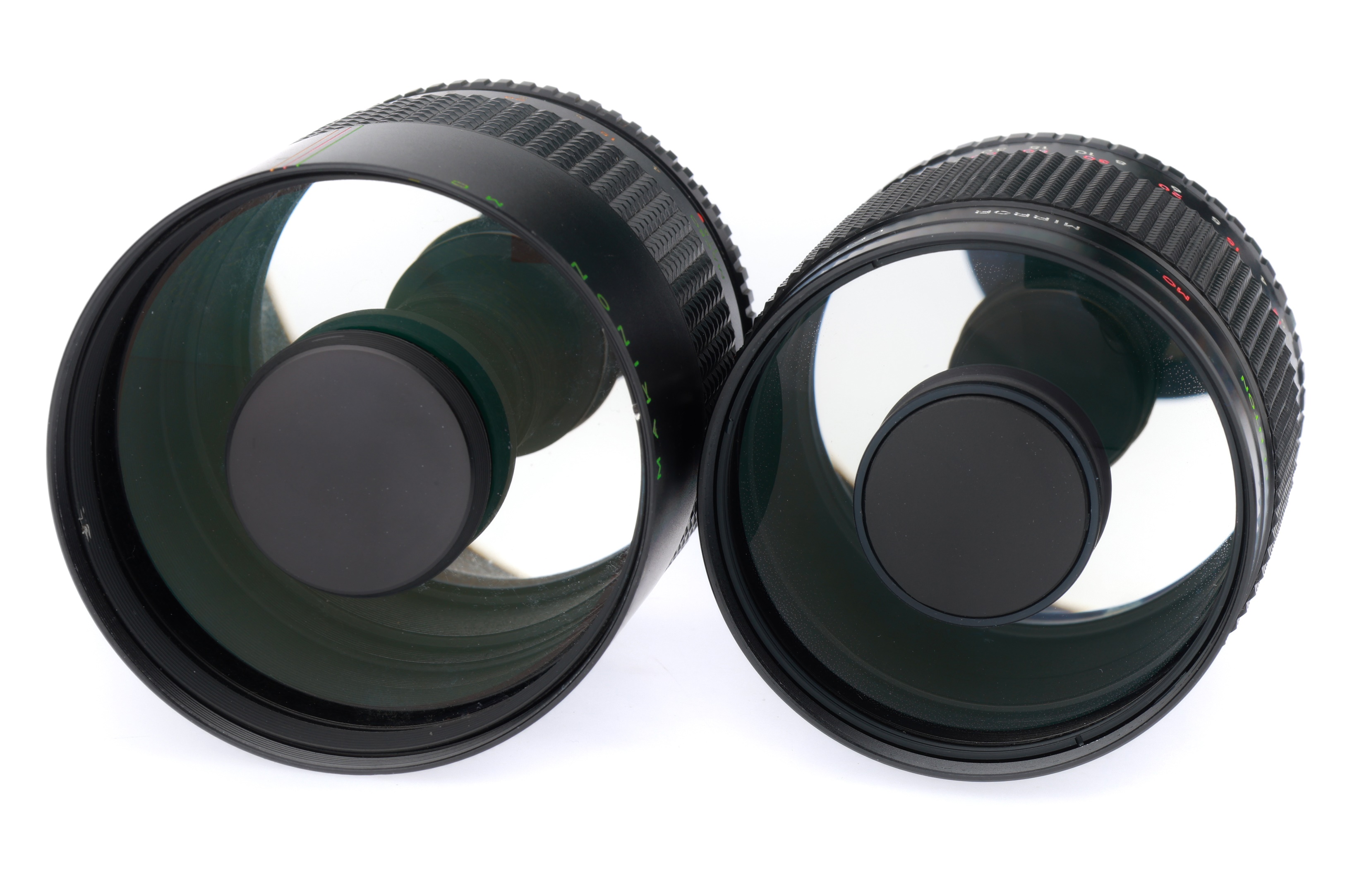 Lot 529 - A Pair of 500mm Reflex Lenses,