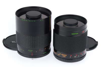 Lot 529 - A Pair of 500mm Reflex Lenses