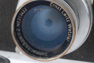 Lot 8 - A Leica IIIa 35mm Rangefinder Camera