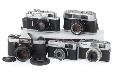 Lot 430 - A Group of 35mm Cameras