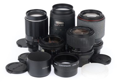 Lot 519 - A Selection of 35mm Camera Lenses
