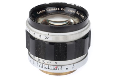 Lot 599 - A Canon f/1.4 50mm Lens