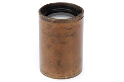 Lot 496 - A Theophile Pathe Special 70mm Projection Lens