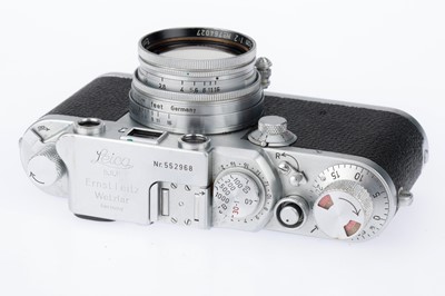 Lot 1 - A Leica IIIf 35mm Rangefinder Camera