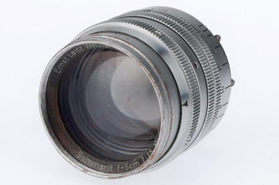 Lot 18 - A Leitz Wetzlar Summarit f/1.5 5cm Lens For Repair