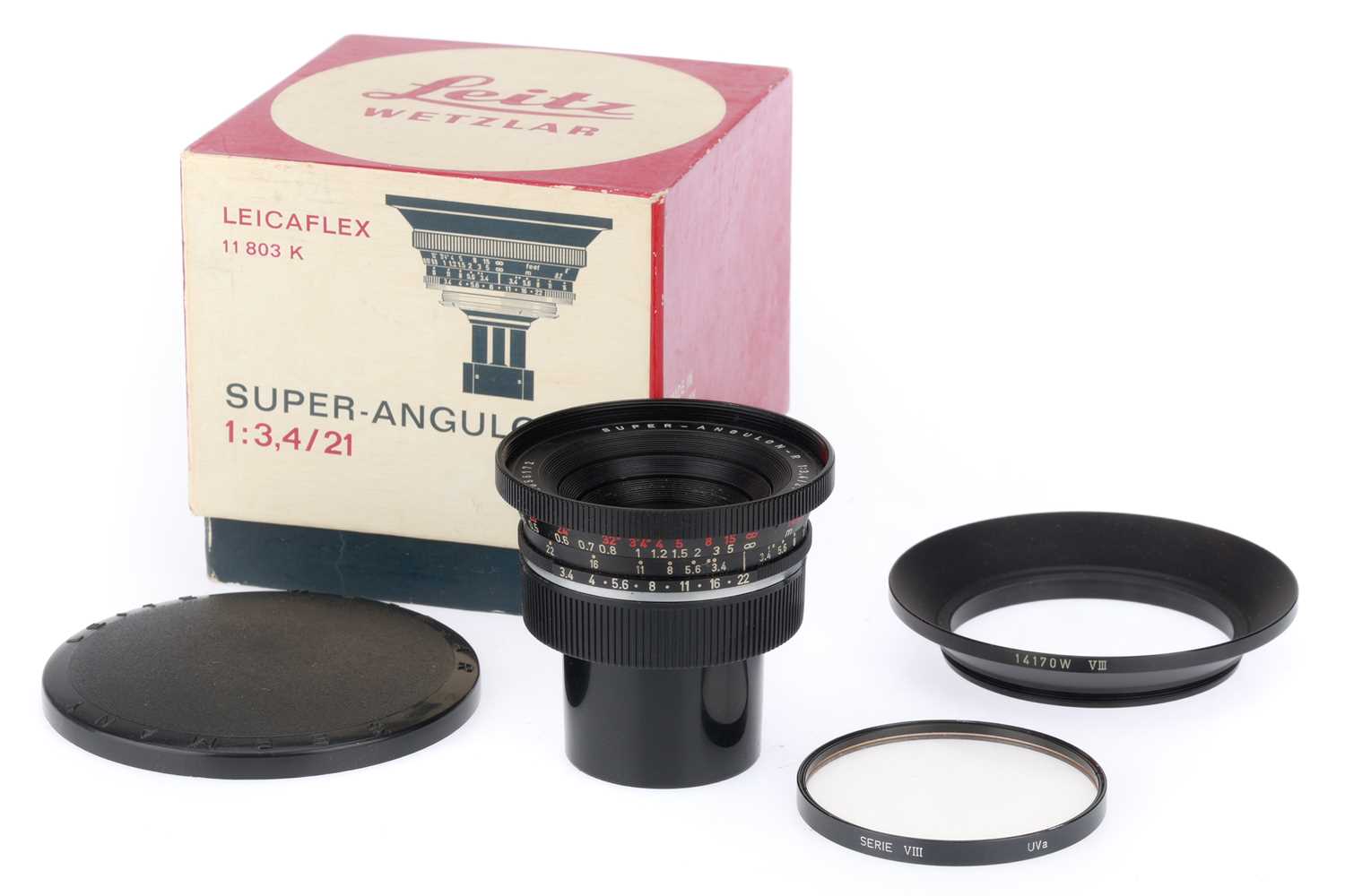 Lot 35 - A Leitz Wetzlar Super-Angulon-R f/3.4 21mm Lens