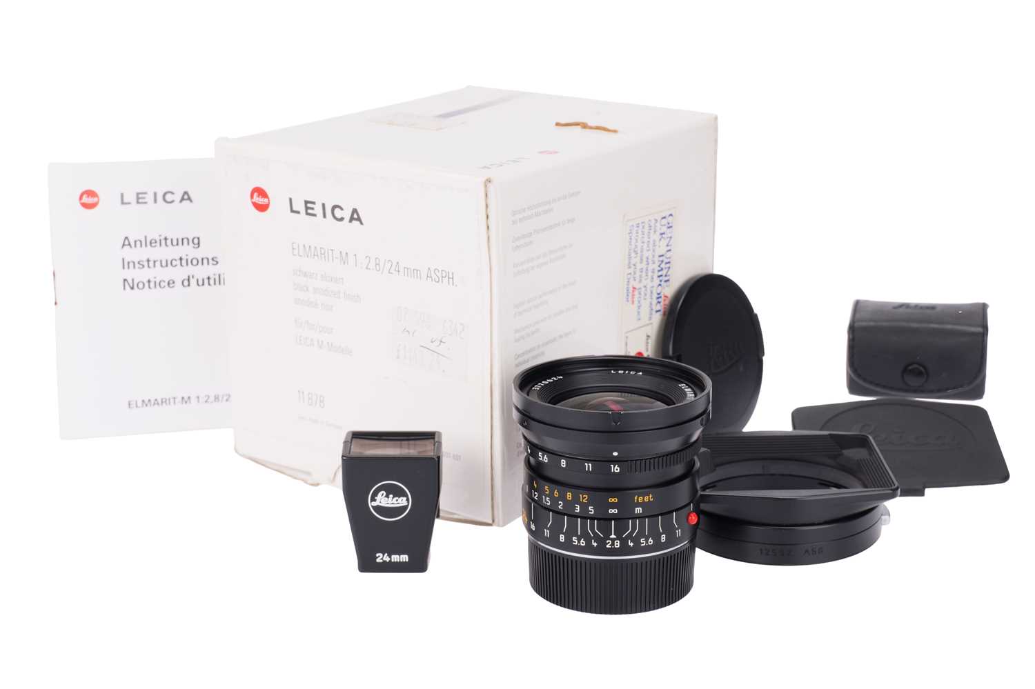 Lot 38 - A Leitz Elmarit-M ASPH. f/2.8 24mm Lens
