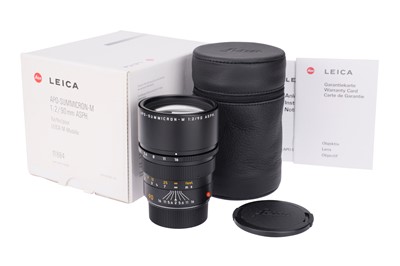 Lot 50 - A Leitz APO-Summicron-M ASPH. f/2 90mm Lens