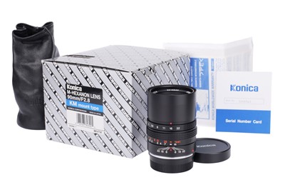 Lot 132 - A Konica M-Hexanon f/2.8 90mm Lens