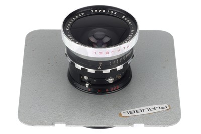 Lot 524 - A Plaubel Schneider-Kreuznach f/8 121mm Super-Angulon Lens