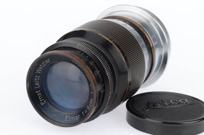 Lot 14 - A Pair of Leitz Wetzlar 9cm Elmar Lenses