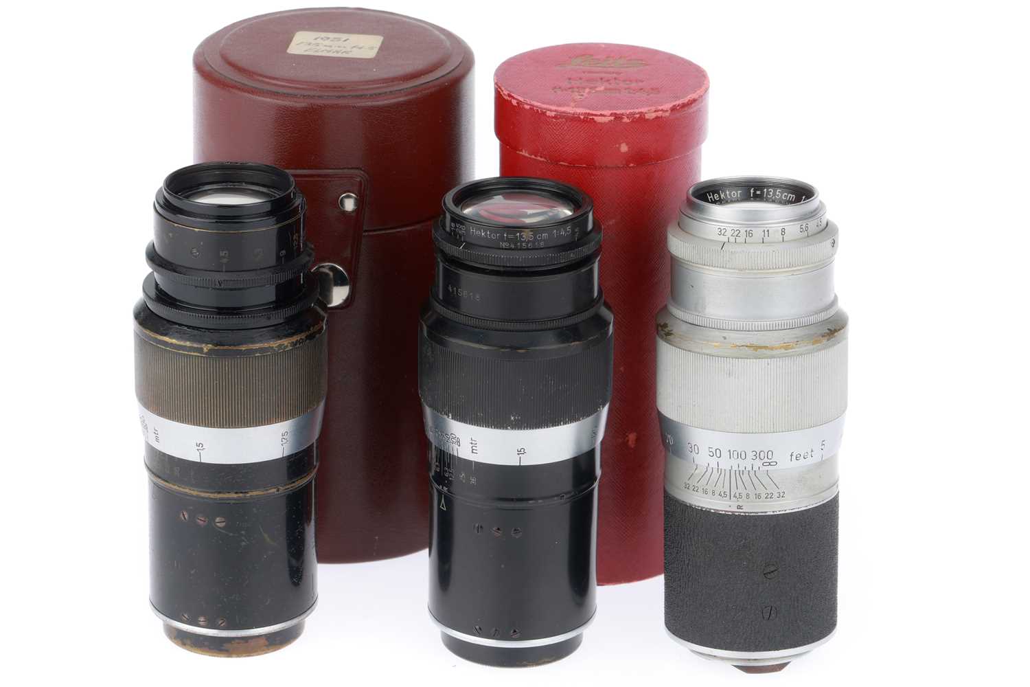 Lot 15 - A Group of Leitz Wetzlar 13.5cm Lenses