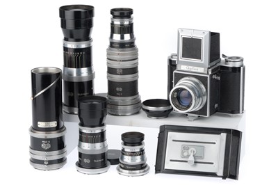 Lot 301 - An Extensive Agilux Agiflex i Medium Format SLR Outfit