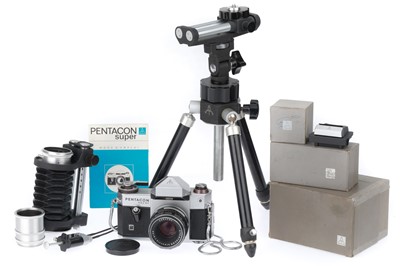 Lot 171 - A Pentacon Super 35mm SLR Camera and Accessories