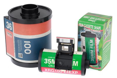 Lot 176 - A Film Cassette Camera and Film Cassette Paper Holder