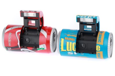 Lot 164 - A Pair of Soft Drink Can Cameras