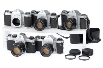 Lot 259 - A Selection of Asahi Pentax M42 Cameras