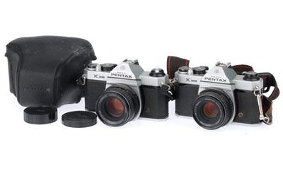 Lot 260 - A Pair of Pentax K1000 35mm Cameras