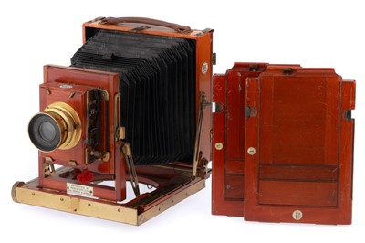 Lot 556 - A Thornton-Pickard Imperial Triple Expansion Half Plate Camera