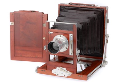 Lot 557 - A Holmes Bros. Half-Plate Field Camera