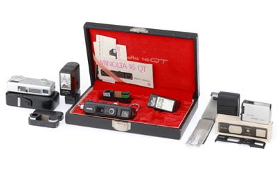 Lot 364 - A Group of 16mm Subminiature Cameras