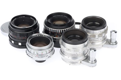 Lot 539 - A Group of Camera Lenses
