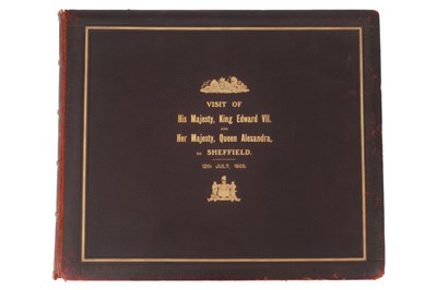 Lot 705 - King Edward VII & Queen Alexandra Presentation Album, 1906, Sheffield